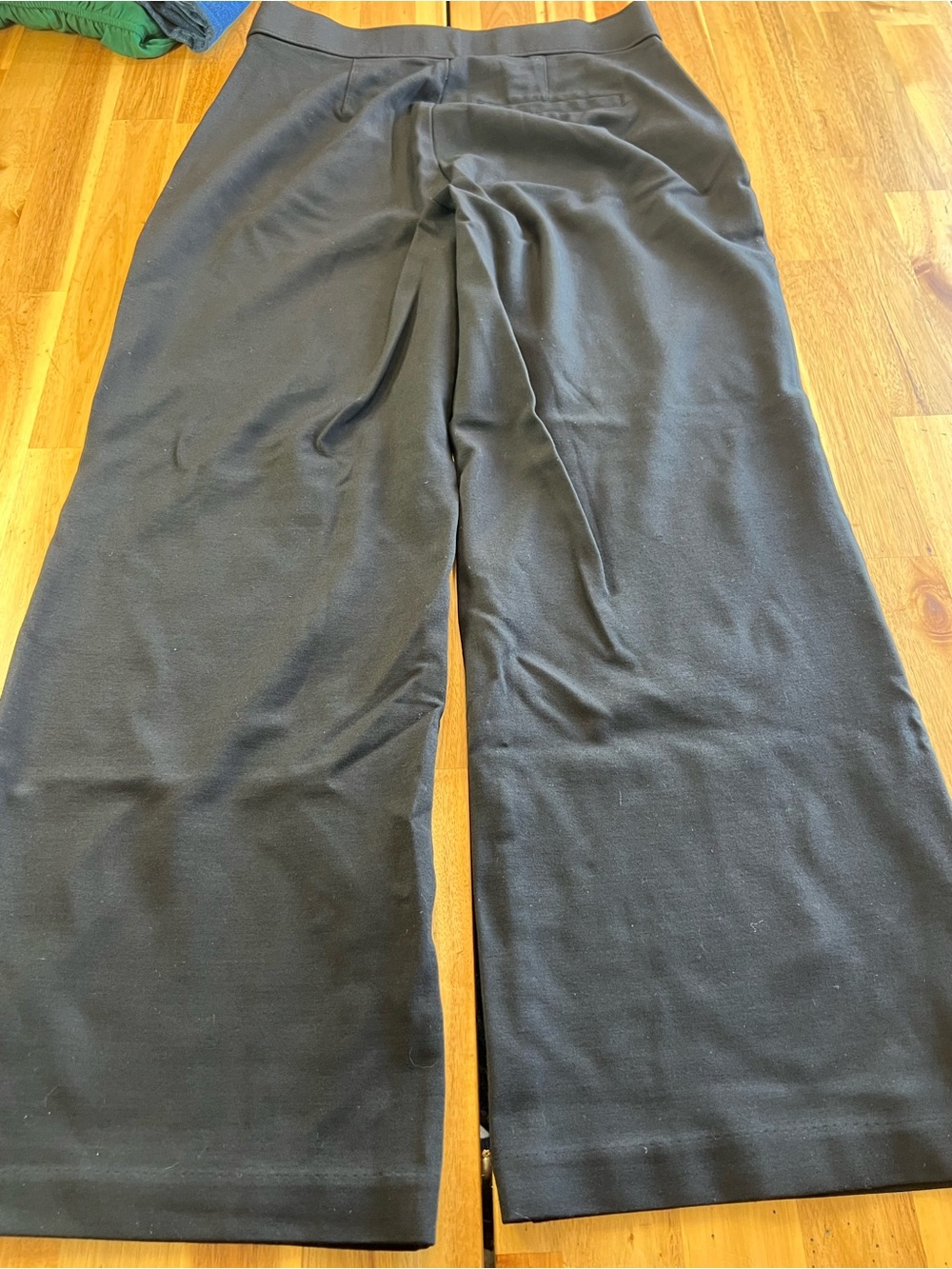 Splendid Black Wide Leg Ponte Knit Pull-On Pants Women’s Large - Picture 5 of 7